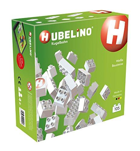 Hubelino Marble Run - 105 White Building Blocks