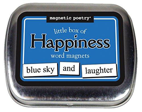 Magnetic Poetry Little Box of Happiness Kit - Words for Refrigerator