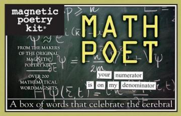 Magnetic Poetry Math Poet Kit