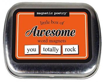 Magnetic Poetry Little Box of Awesome Kit - Words for Refrigerator
