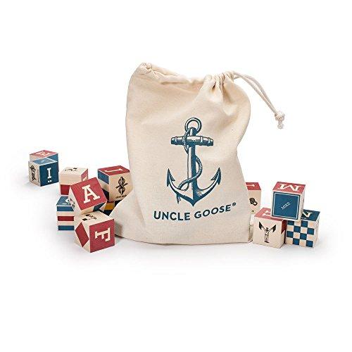 Uncle Goose Nautical Blocks with Canvas Bag