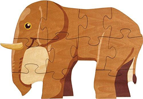 Maple Landmark Elephant Shaped Puzzle