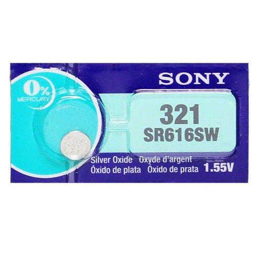 Sony 321 SR616SW 1.55V Silver Oxide Watch Battery