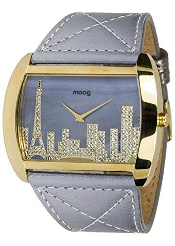 Moog Paris Skyline Women's Watch with gray dial, grey strap