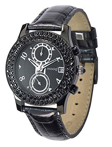 Moog Paris Heritage Women's Chronograph Watch with black dial