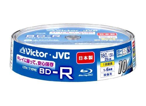 JVC Blu-ray Discs LTH BD-R 25 GB 6x Speed 10pack
