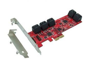 Ableconn PEX10-SAT 10 Port SATA 6G PCI Express Host Adapter Card
