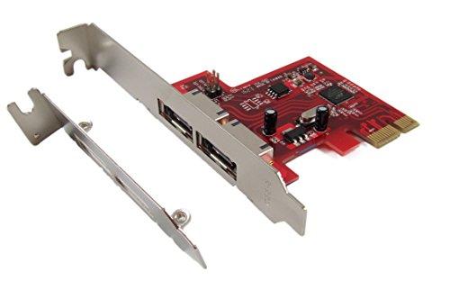 Ableconn PEX-SA114 2-Port eSATA 6G PCI Express Host Adapter Card