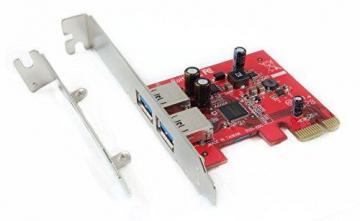 Ableconn PEX-UB131 USB 3.0 2-Port PCIe Low Profile Host Adapter Card