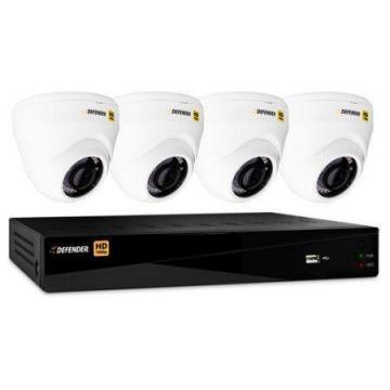 Defender Security 8 Channel DVR CCTV System 8 Dome Cameras