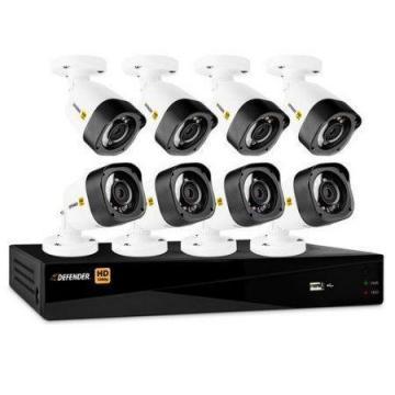 Defender Security 8 Channel DVR CCTV System 8 Bullet Cameras