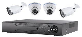 Defender Security 8 Channel DVR CCTV System 2 Dome 2 Bullet Cameras