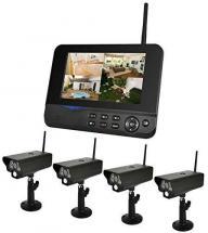 Defender Security 4 Channel Wireless CCTV Kit with 4x Weatherproof Cameras