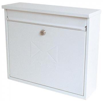 Sterling Security Elegance Post Box White Powder Coated