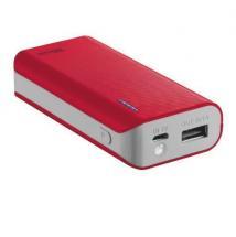 Trust Primo Power Bank 4400 Portable Charger - Red