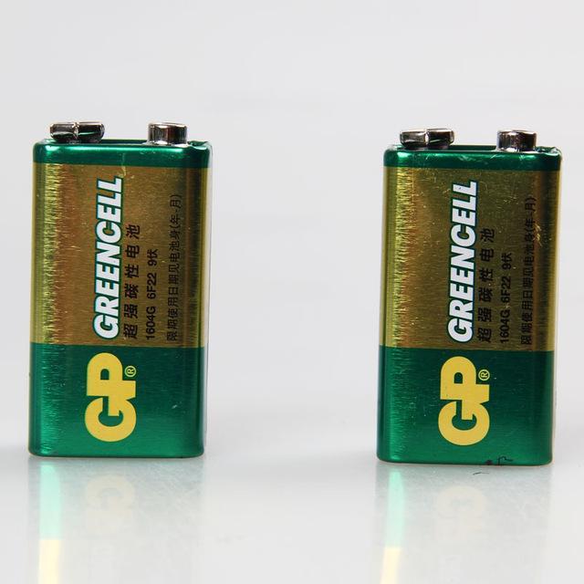 GP GreenCell X-Heavy Duty 9V Batteries 10 Pack (Bulk)