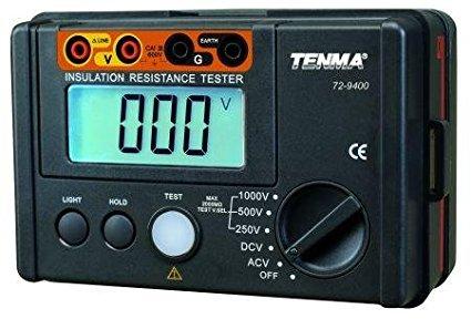Tenma Insulation Tester for Test Voltages Up To 1kV & 5GR