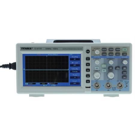 Tenma 2 Channel 50MHz Digital Storage Oscilloscope with 7" LCD Display