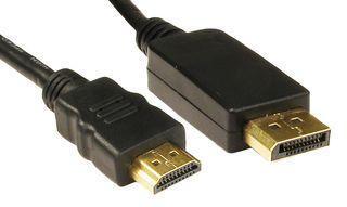 Pro Signal DisplayPort to HDMI Cable, 1m Black