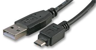 Pro Signal 1m Micro B Plug to A Plug USB 2.0 Cable