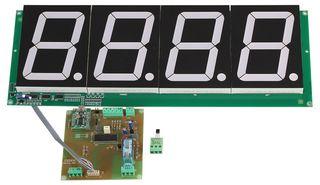 Cebek USB Thermostat/Thermometer, 4X 4" LEDS Module