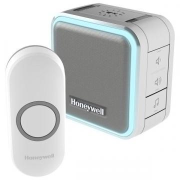 Honeywell Wireless Portable Door Bell Kit with Halo Light - 150m White