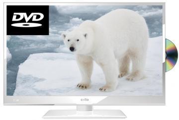 Cello 19.5" HD Ready LED TV with DVD Player White