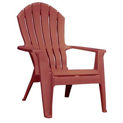Adams RealComfort Adirondack Chair, Ergonomic, Resin, Merlot