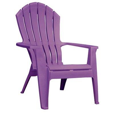 Adams RealComfort Adirondack Chair, Ergonomic, Resin, Bright Violet