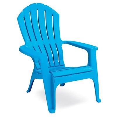 Adams RealComfort Adirondack Chair, Ergonomic, Pool Blue