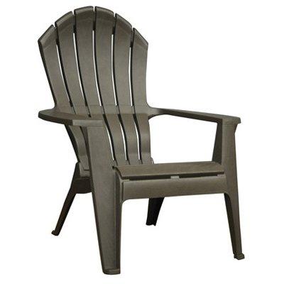 Adams RealComfort Adirondack Chair, Ergonomic, Earth Brown
