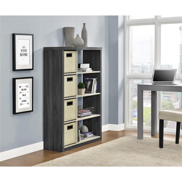 Ameriwood Home Winlen Bookcase with 4 Bins