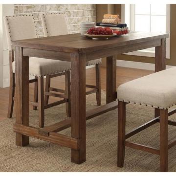 Furniture of America Telara Contemporary Natural Counter Height Table