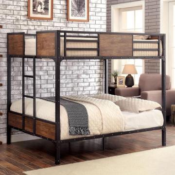 Furniture of America Markain Industrial Metal Bunk Bed