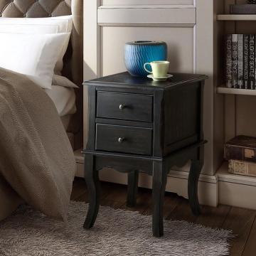 Furniture of America Madelle II Vintage Style 2-drawer Side Table/Nightstand