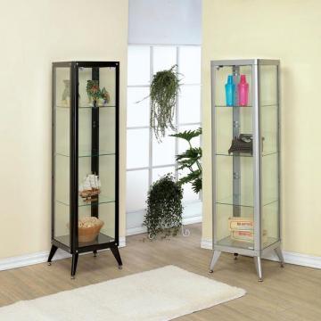 Furniture of America Linden Modern 4-shelf Metal Cabinet