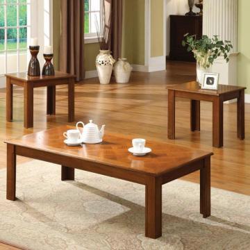 Furniture of America Gibbs 3-Piece Bold Legged Accent Table Set