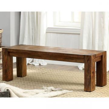 Furniture of America Clarks Farmhouse Style Kitchen Bench
