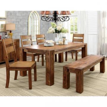 Furniture of America Clarks Farmhouse Style Dining Table