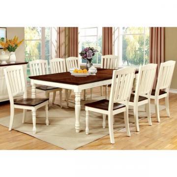 Furniture of America Bethannie 9-Piece Cottage Style Dining Set