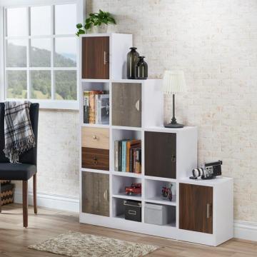 Furniture of America Arla White Multi-storage Staircase Bookcase/Display Shelf