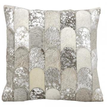 Nourison kathy ireland Lady Fingers Silver/Grey Throw Pillow (20-inch x 20-inch)