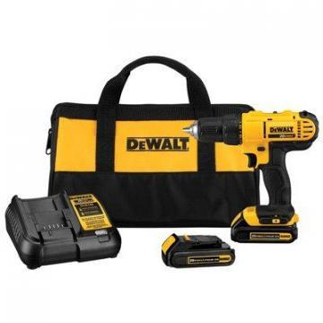 DeWalt Compact Cordless Drill Driver, 20V Lithium-Ion Battery