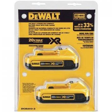 DeWalt 20V Lithium-Ion Batteries, 2pk