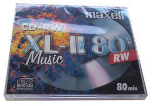 Maxell CD-RW Blank CD - 80mins