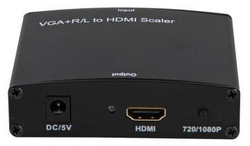 Pro Signal VGA & L/R Audio to HDMI Converter with Scaler