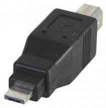 Pro Signal USB Type-B Male to Micro USB 2.0 Type-A Male Adapter