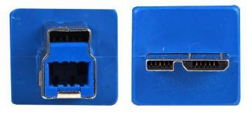 Pro Signal USB 3.0 Type-B Male to Micro Male Adapter