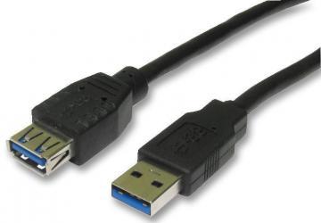 Pro Signal USB 3.0 A Male to A Female Lead, 3m Black