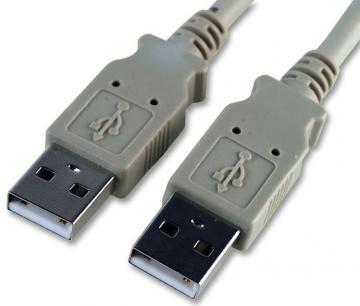 Pro Signal USB 2.0 A Male to Male Lead, 2m Grey